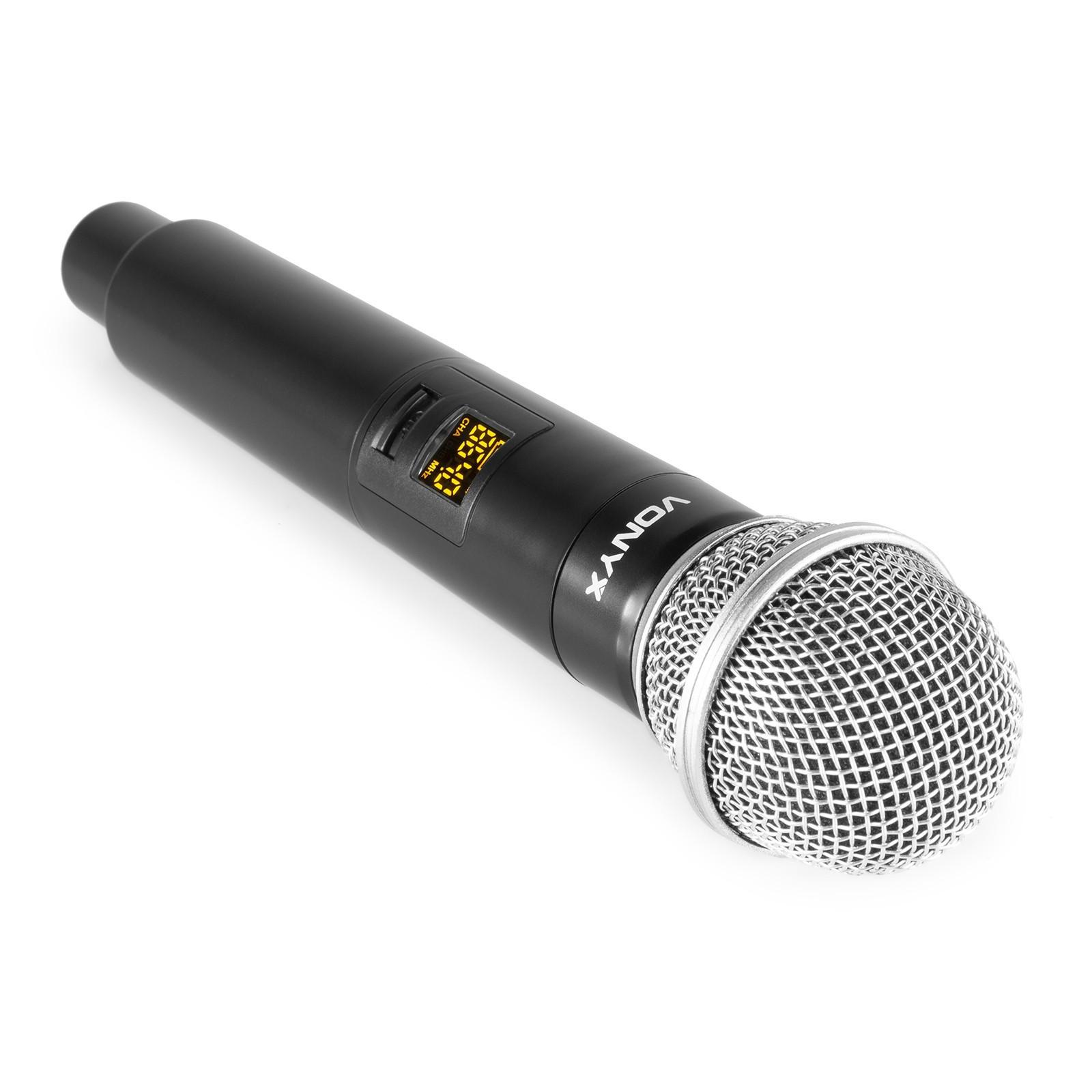 Vonyx  Vonyx WM552 Noir Microphone pour radio 