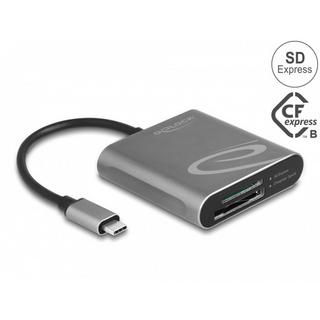 DeLock  LECTEUR DE CARTE USB TYPE-C POUR CARTES DE M�MOIRE SD EXPRESS ET CFEXPRESS 