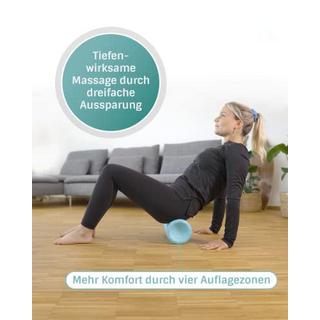 Alopini  double-twin Faszienrolle mit 4 ergonomischen Wirkungsbereichen für Nacken, Rücken, Po und Beine. 