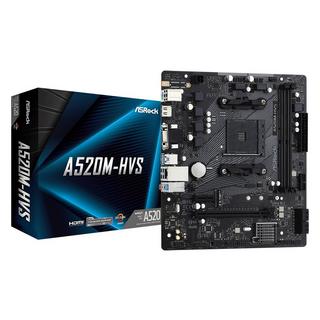 ASRock  A520M-HVS AMD A520 Emplacement AM4 micro ATX 