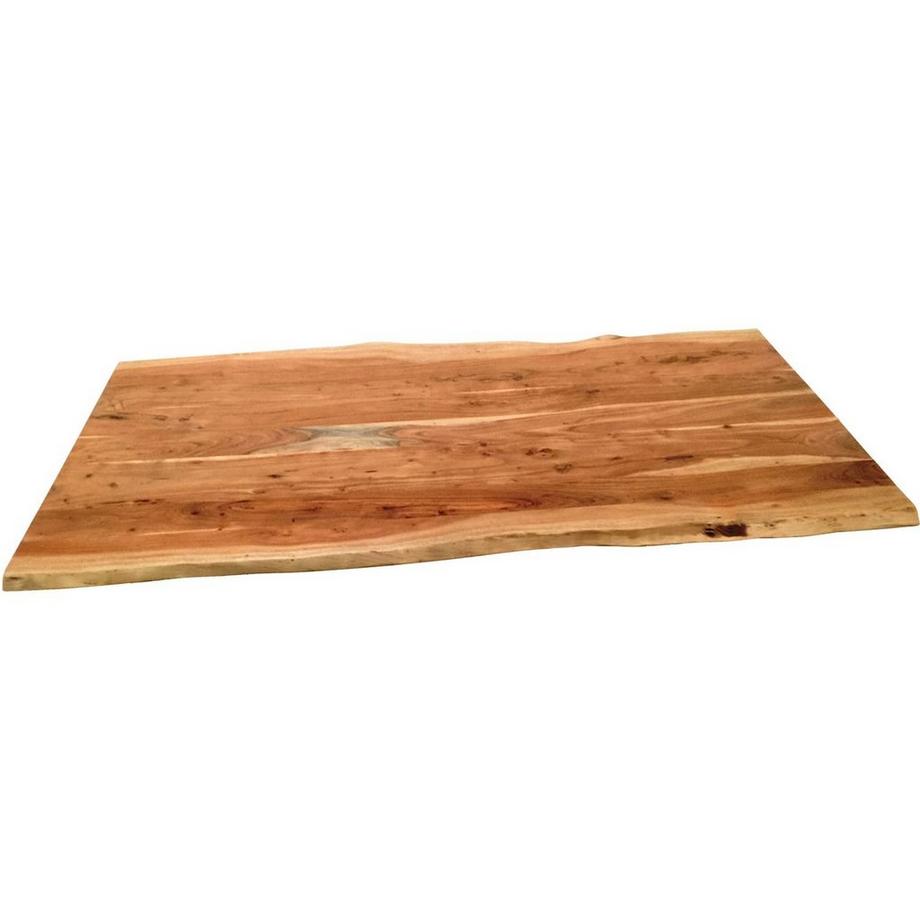 mutoni Tavolo 240x100 cm - acacia naturale - metallo argento antico  