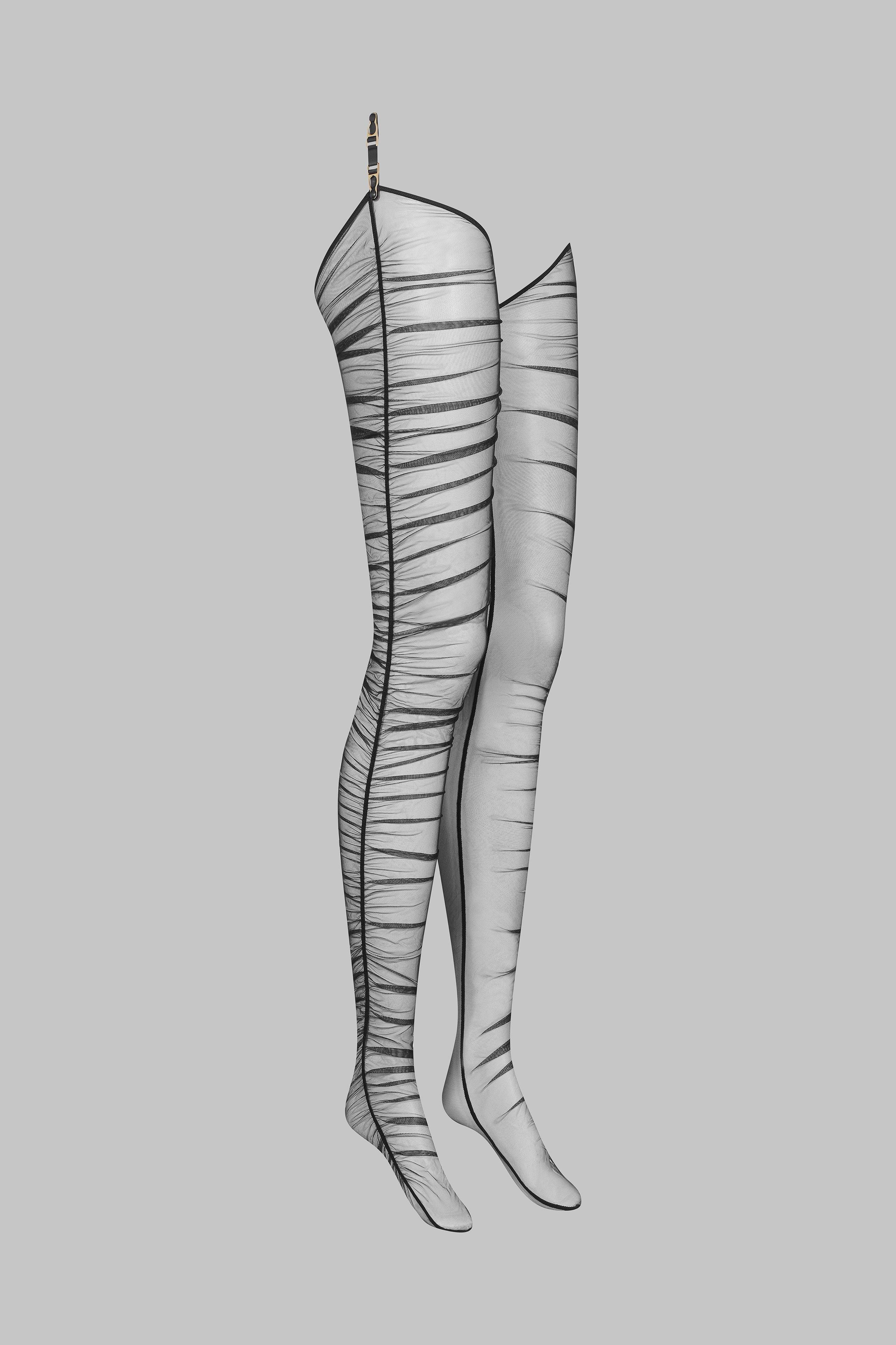 Image of Strümpfe - Nuit Fauve Damen Schwarz M