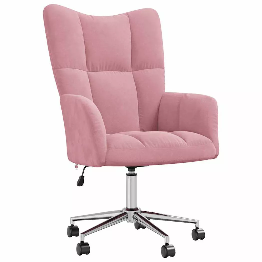 Chaise de relaxation Rose Velours - Vidaxl