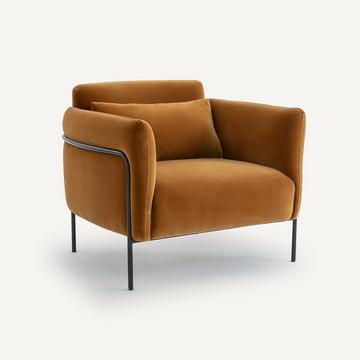 Fauteuil velours