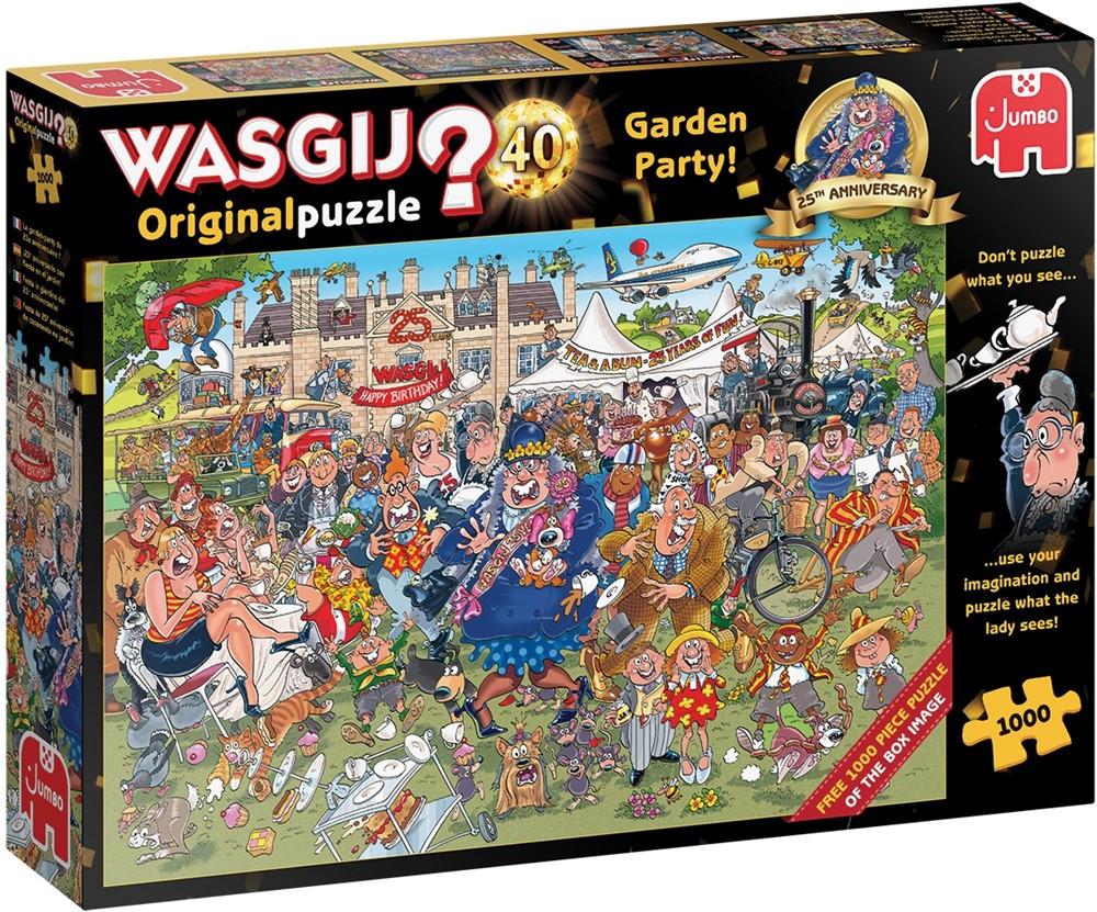 JUMBO  Casse-tête Jumbo Wasgij Original 40 - Garden Party ! (2 x 1000 pièces) 