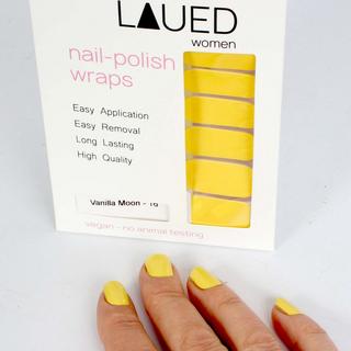 LAUED  vegane Nagelfolien solid statement Vanilla Moon 