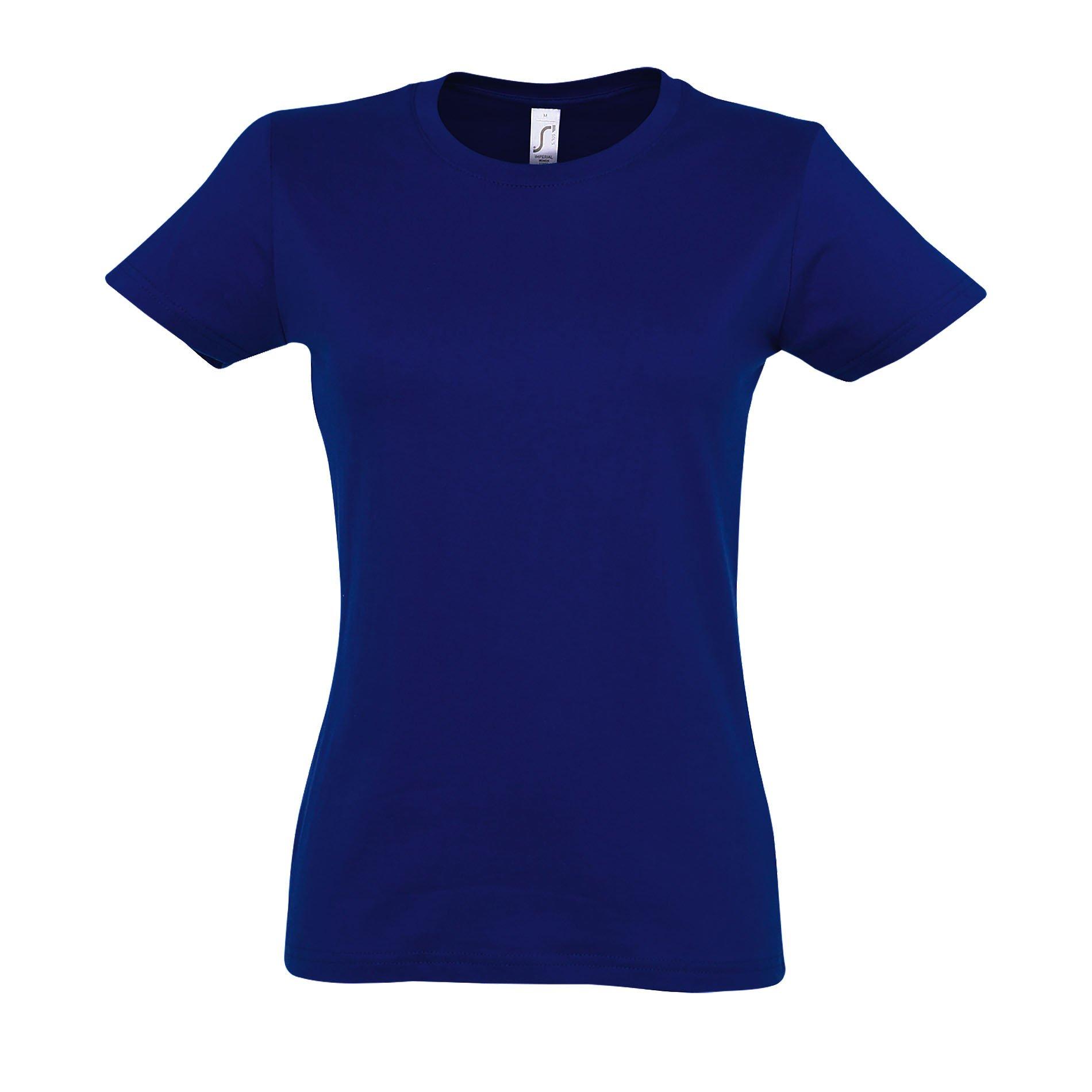 Image of Imperial Tshirt, Kurzarm, Rundhalsausschnitt Damen Blau XXL