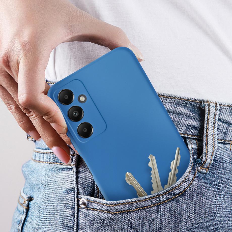 Avizar  Cover opaca Samsung Galaxy A05s azzurra 