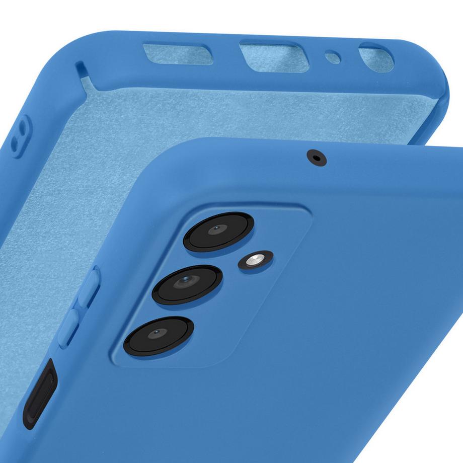 Avizar  Cover opaca Samsung Galaxy A05s azzurra 