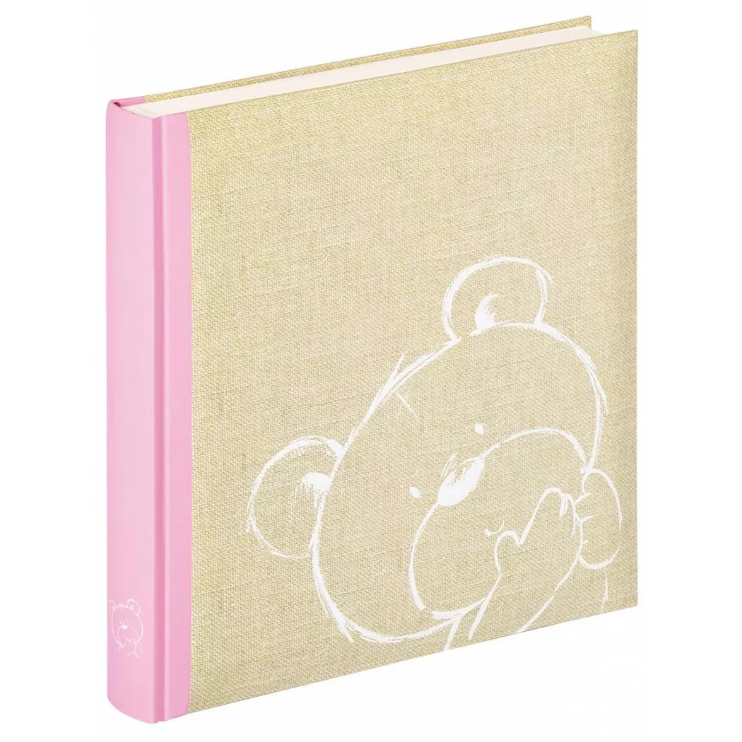 WALTHER DESIGN -  Baby Dreamtime Fotoalbum Braun, Rose 50 Blätter, One Size