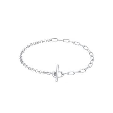 Bracelet Collier Femme Figaro Basic Fermeture À Barre