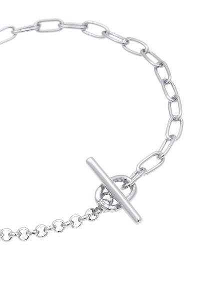 Elli  Bracelet Collier Femme Figaro Basic Fermeture À Barre 