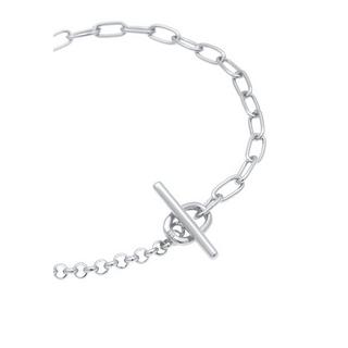 Elli  Bracelet Collier Femme Figaro Basic Fermeture À Barre 