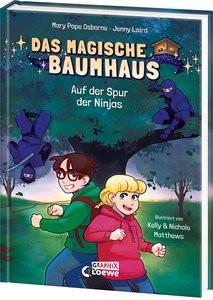 Das magische Baumhaus (Comic-Buchreihe, Band 5) - Auf der Spur der Ninjas Pope Osborne, Mary; Laird, Jenny; Loewe Graphix (Hrsg.); Matthews, Kelly (Illustrationen); Matthews, Nichole (Illustrationen); Jaekel, Franziska (Übersetzung) Gebundene Ausgabe 