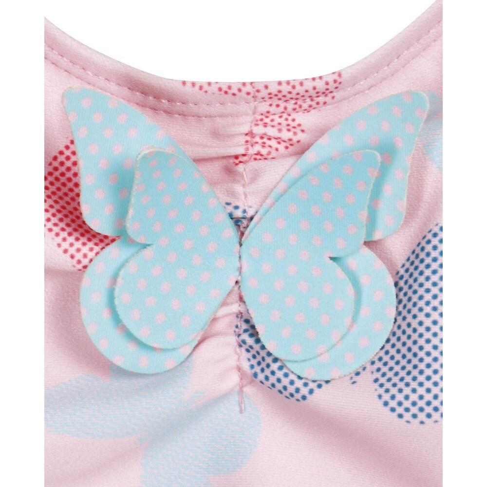 Playshoes  costume da bagno 1 pezzo per bambini con protezione uv butterfly 