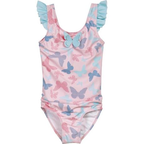 Playshoes  costume da bagno 1 pezzo per bambini con protezione uv butterfly 