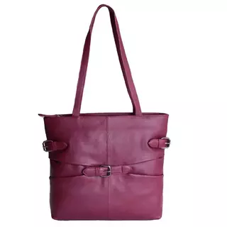 Eastern Counties Leather  schultertasche Jill Weinrot
