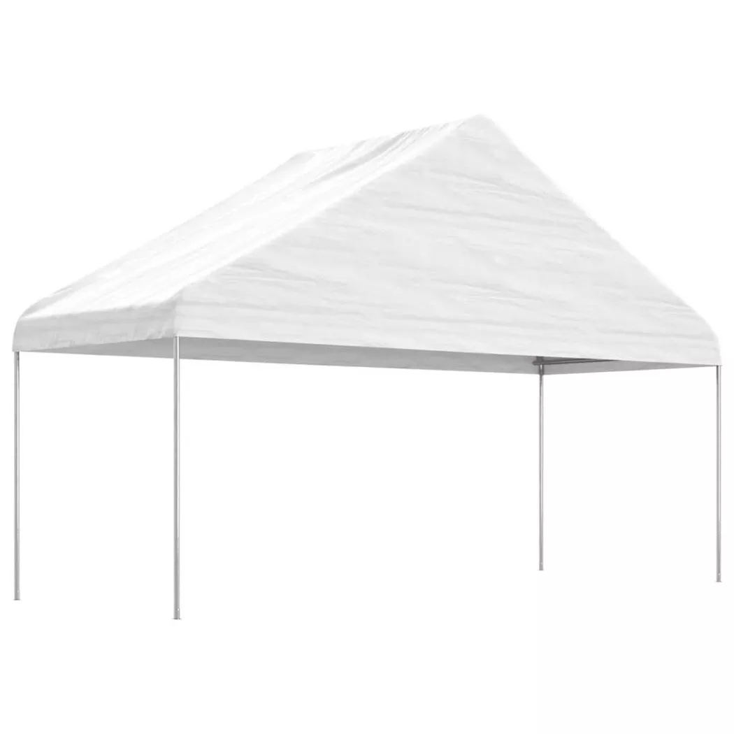VidaXL - Pavillon polyethylen, One Size, Weiss