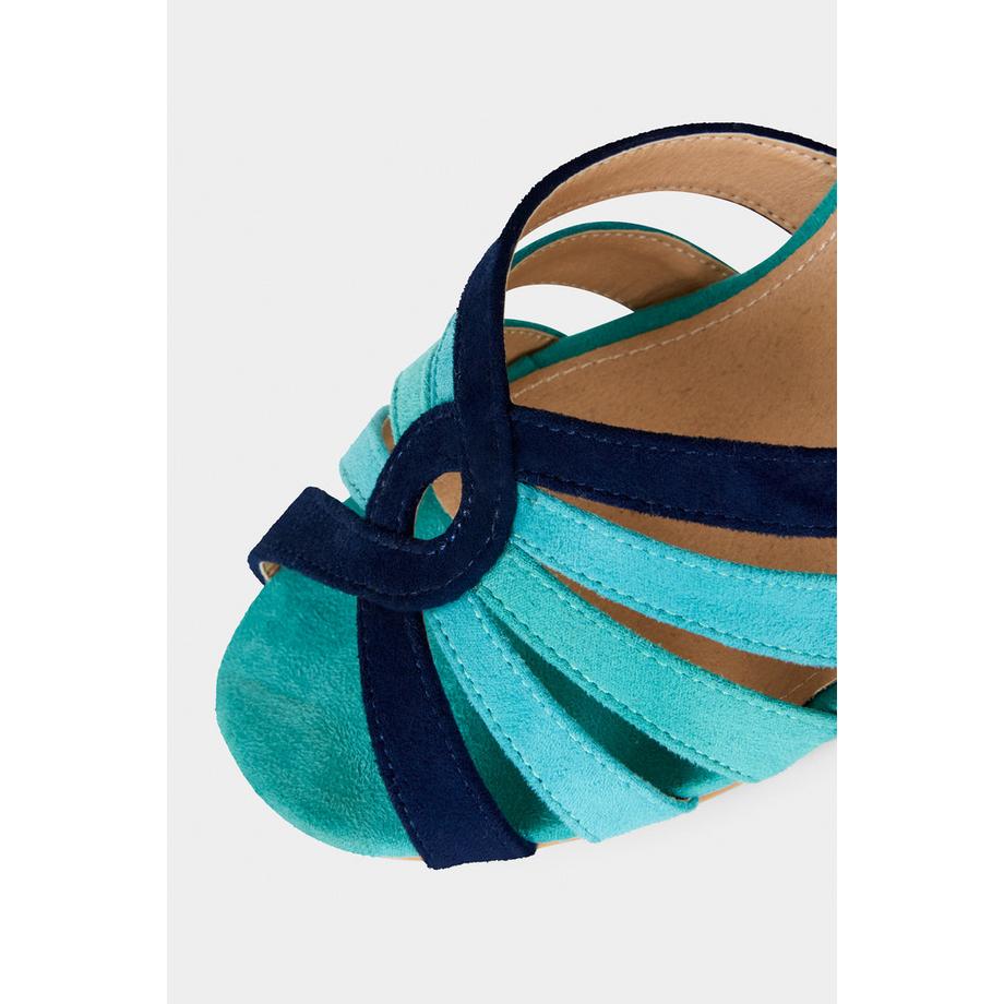 Joe Browns Sandales à Brides avec Talon Bloc et Fermeture à Boucle  
