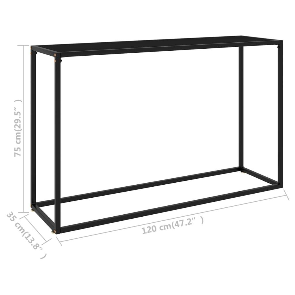 VidaXL Table console verre  