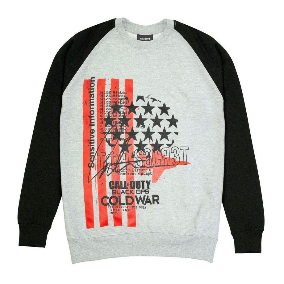 Call Of Duty Black Ops Cold War Boyfriend Fit Sweatshirt  