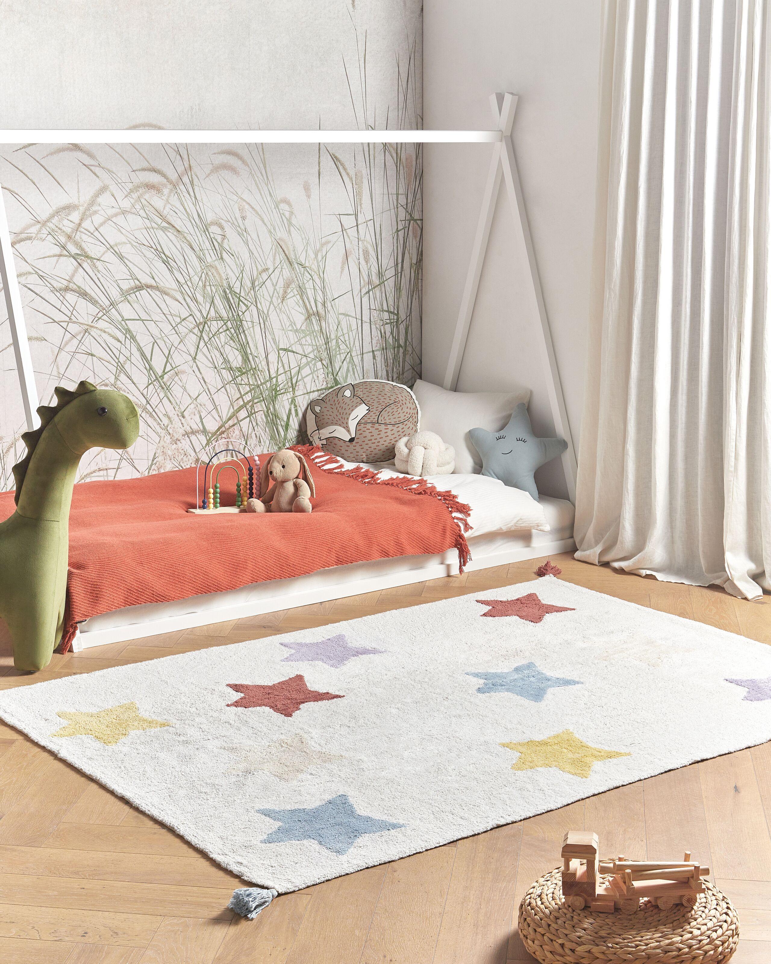 Beliani Tapis en Coton Moderne MEREVI  