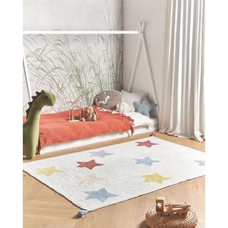 Beliani Tapis en Coton Moderne MEREVI  