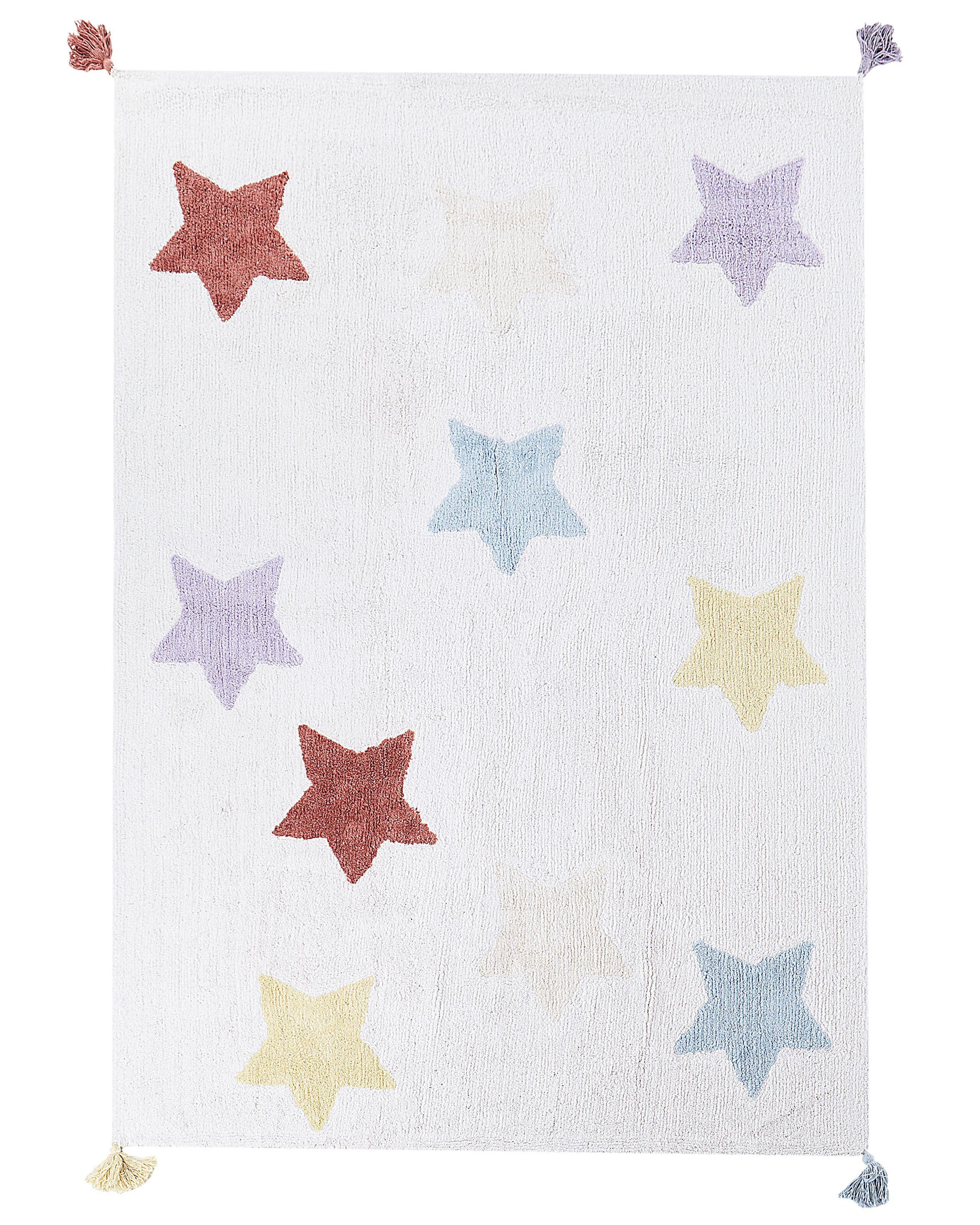 Beliani Tapis en Coton Moderne MEREVI  