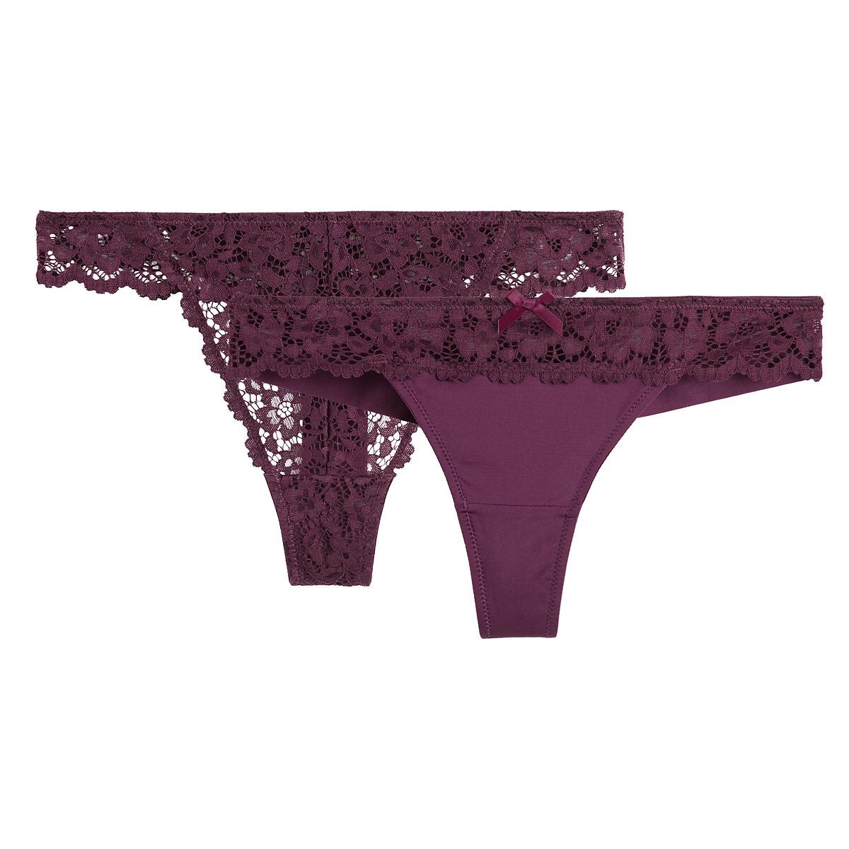 Image of 2er-pack Tanga-slips Signatures Unisex Rot 46