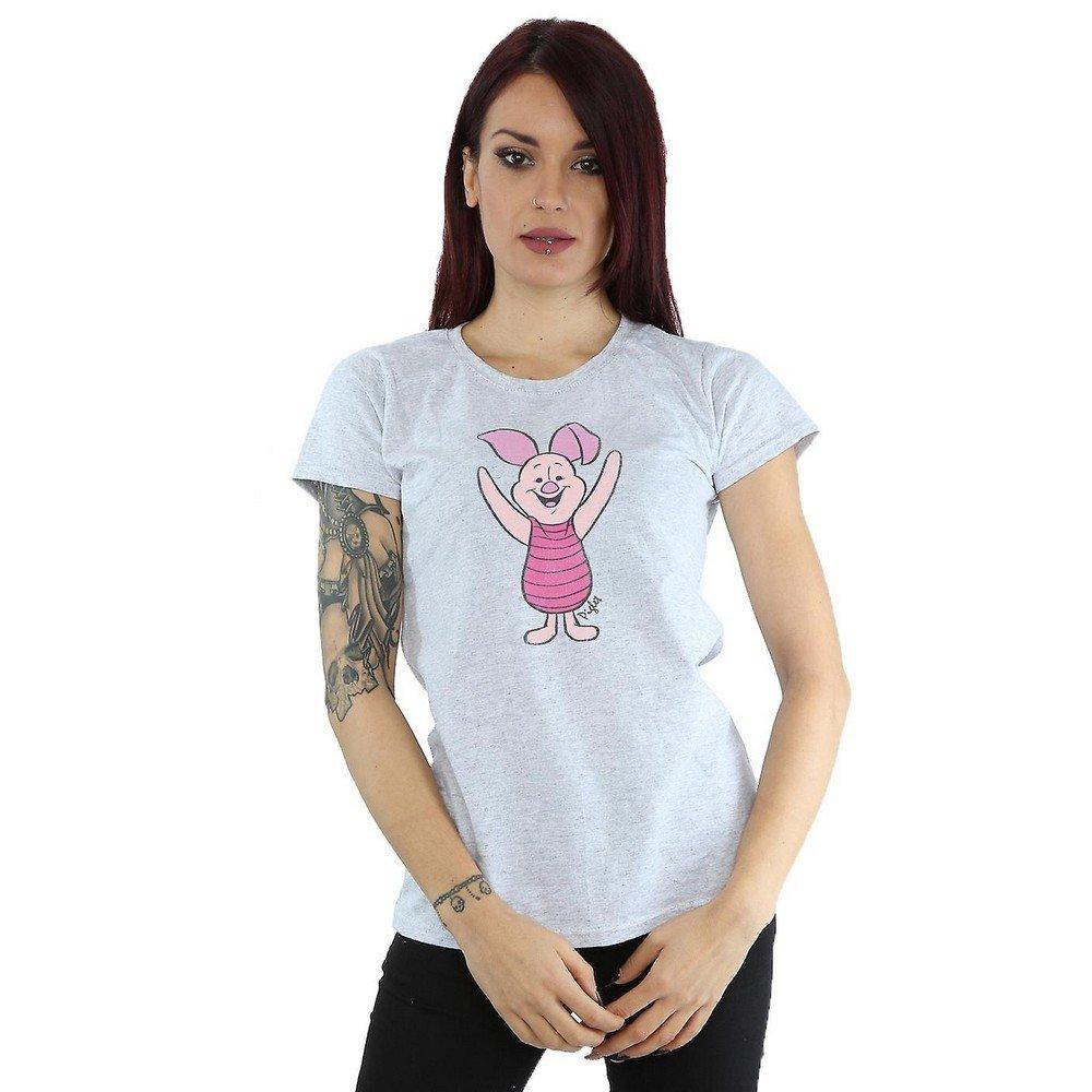 Winnie the Pooh T-shirt Stampa Grafica Porcellino  