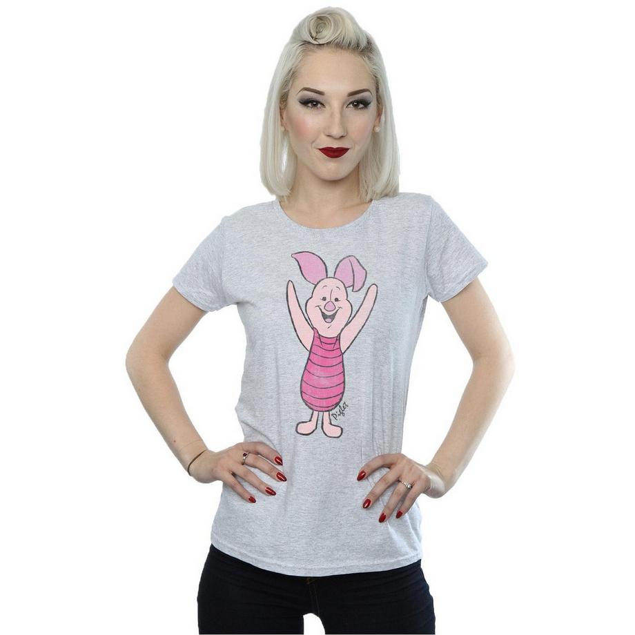 Winnie the Pooh T-shirt Stampa Grafica Porcellino  