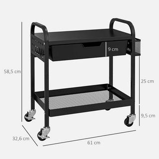 HOMCOM chariot de service  