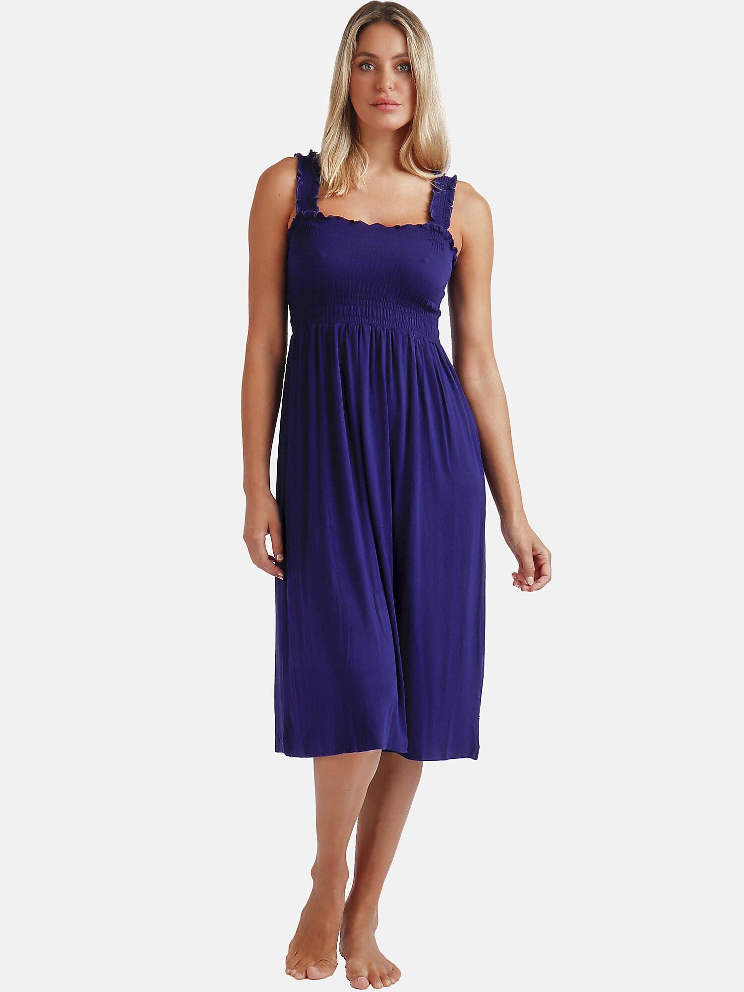 Image of Halblanges Sommerkleid Dolly Unisex Blau S