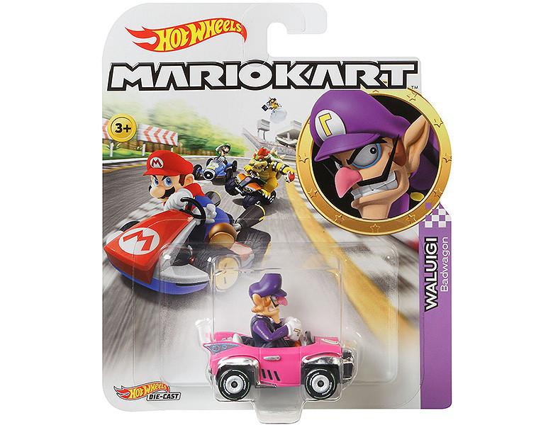 Hot Wheels  Super Mario Die-Cast Waluigi Badwagon (1:64) 