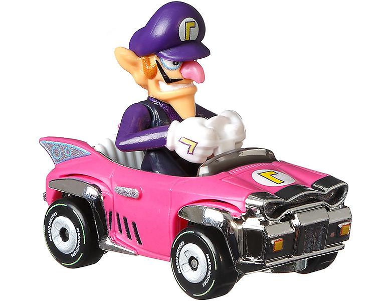 Image of Super Mario Die-Cast Waluigi Badwagon (1:64)