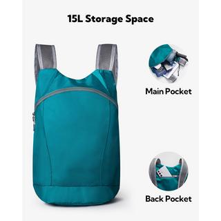 Only-bags.store Ultraleichter faltbarer Rucksack : Kleiner verpackbarer Wanderrucksack Leichter dünner Rucksack Sportlicher Tagesrucksack  