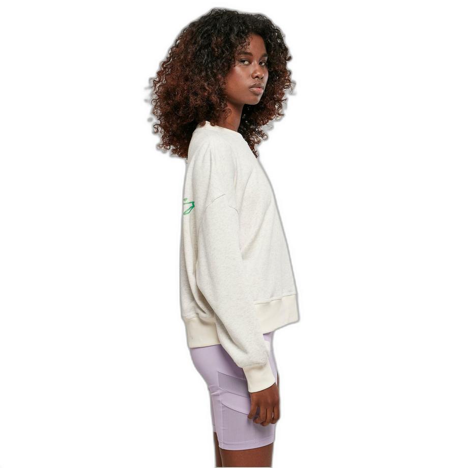 URBAN CLASSICS Sweatshirt Oversized Rainbow GT  