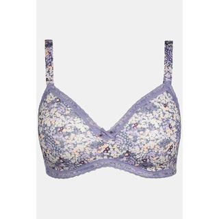 Ulla Popken  Bralette senza ferretto con coppe morbide e pizzo, coppe C-D 