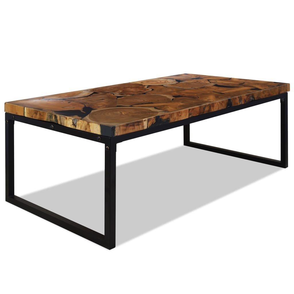 VidaXL Table basse teck  