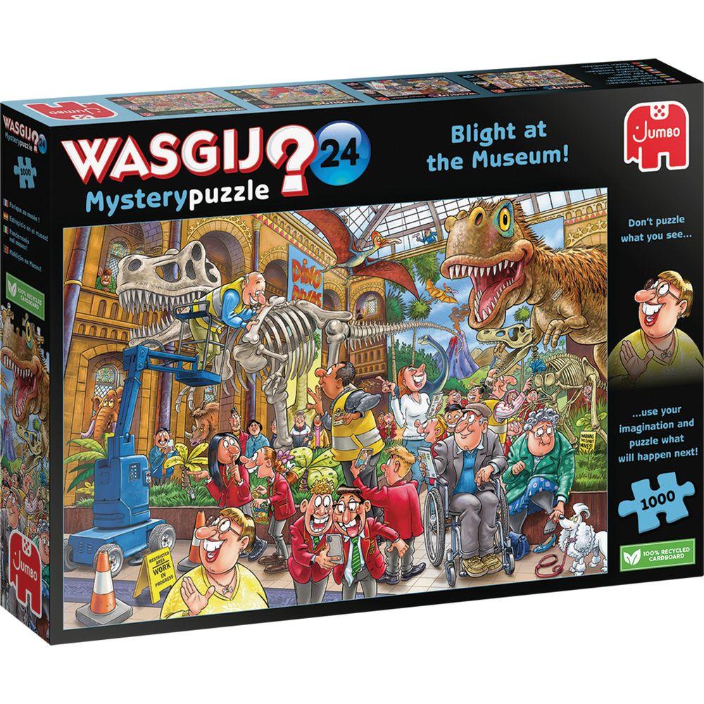 Image of Puzzle Wasgij Mystery 24 - Blight at the Museum (1000Teile)