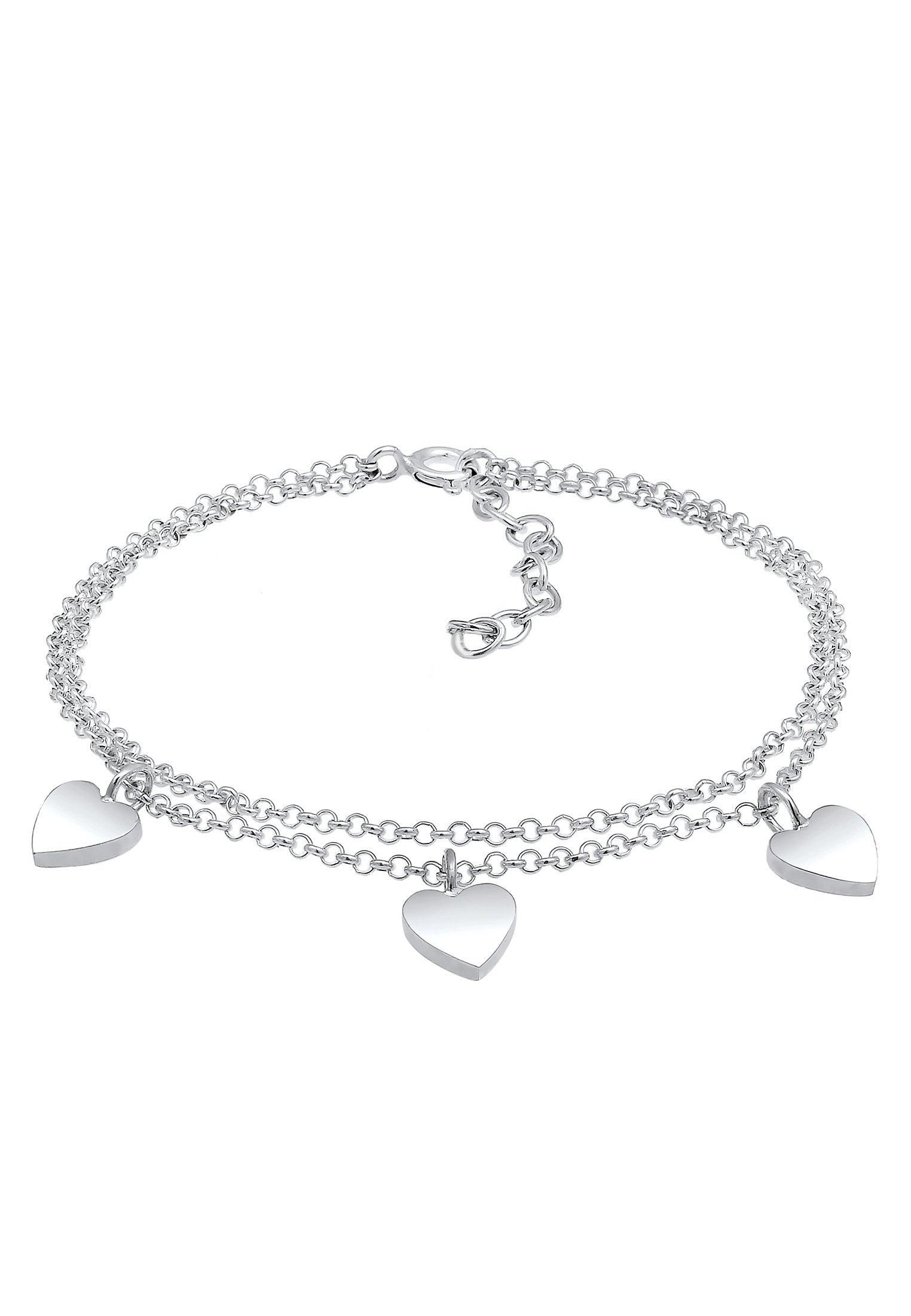 Elli  Armband Herz Symbol Love Trio Layer Erbskette 