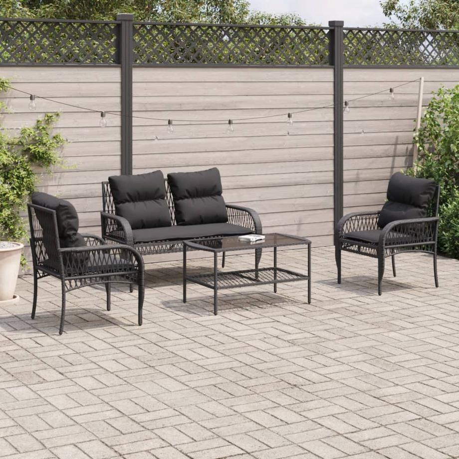 VidaXL Garten sofagarnitur poly-rattan  