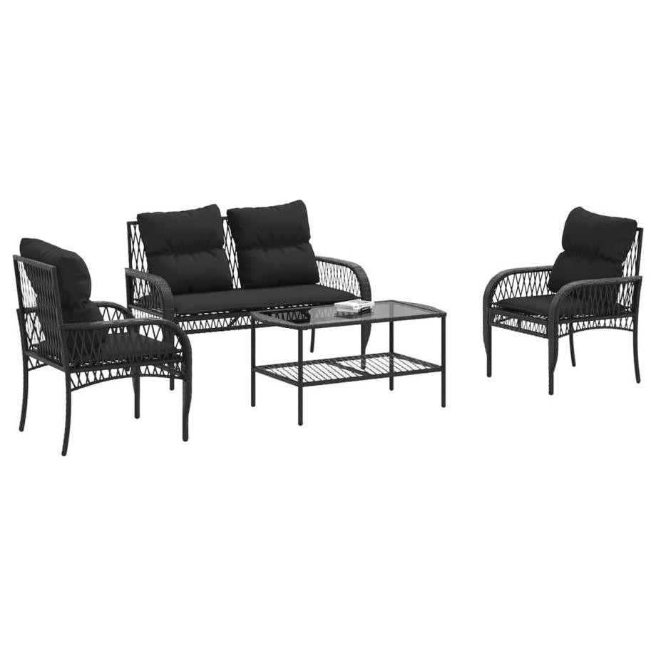 VidaXL Garten sofagarnitur poly-rattan  