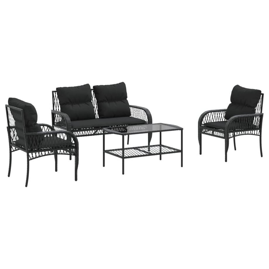 Garten sofagarnitur poly-rattan