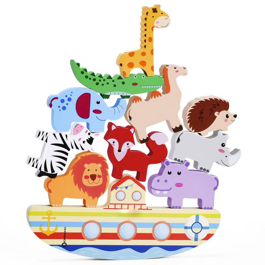 Stapelspiel Tierspielzeug, balancierende Stapel