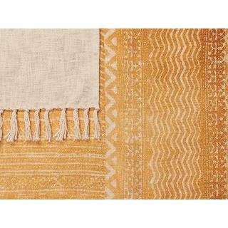 Beliani Firozabad Coperta Plaid Cotone Boho  