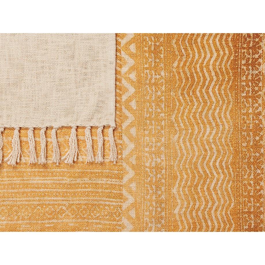 Beliani Firozabad Boho Baumwoll Kuscheldecke  