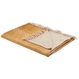 Beliani Firozabad Coperta Plaid Cotone Boho  