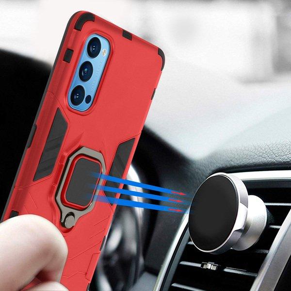 Avizar  Coque Oppo Reno 4 Pro 5G Antichocs Rouge 