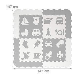 Northix Puzzlematten mit Symbolen  